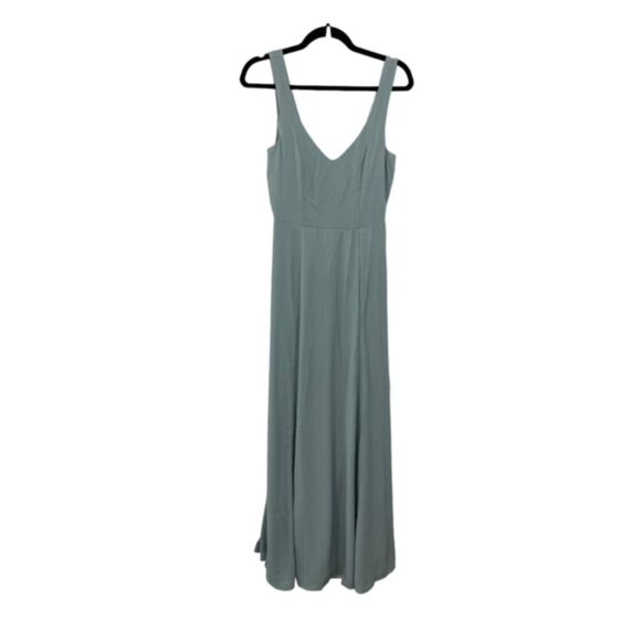 NWT Show Me Your MuMu Jenn V-Neck Sleeveless Bridesmaid Maxi Dress Size Small - Picture 2 of 12